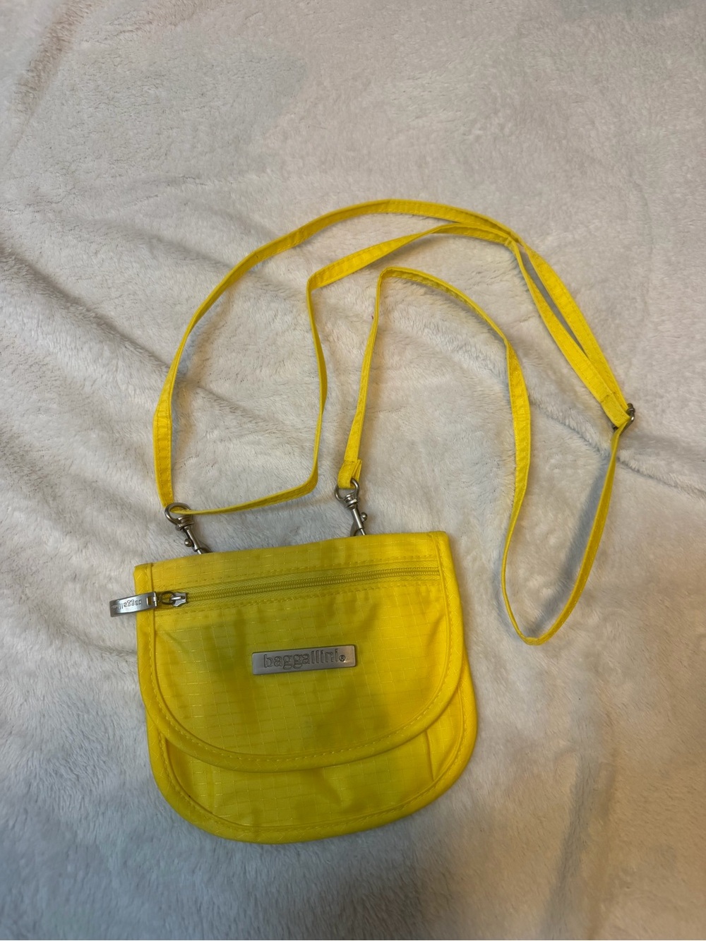 Baggallini Bright Yellow Lightweight Crossbody Bag
